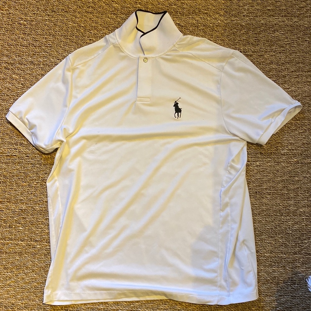 White Polo Golf Shirt